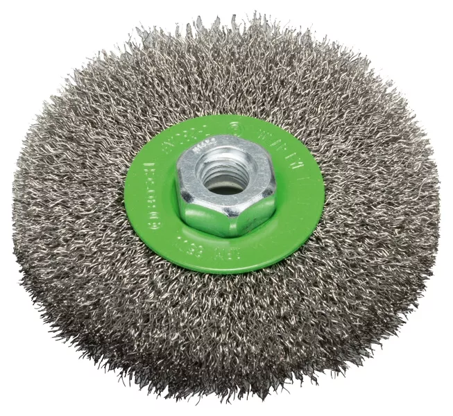 Brosse circulaire inox à fils torsadés clean for Inox